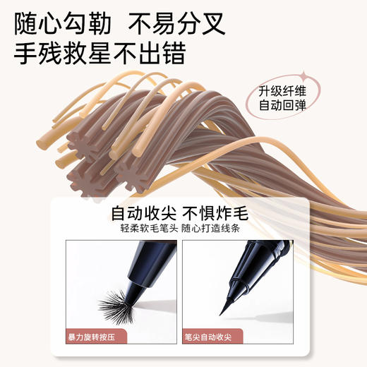 【眼线液笔】速干眼线笔眼线液笔 极细刷头 顺滑描画 上妆不晕染不花妆 流光美眸持久眼线液笔（0.55ml） 商品图2