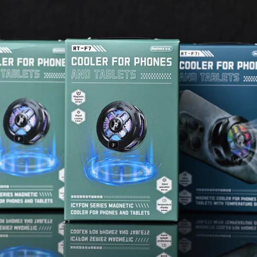 REMAX冰封磁吸手机平板散热器数显制冷手游磁吸式RGB酷炫灯RT-F7 商品图4