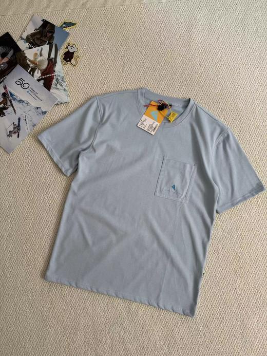 F040535宽松落肩剪裁软糯亲肤透气男女同款短袖T恤 商品图7