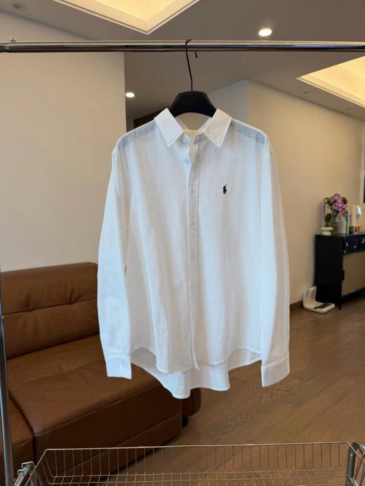 F040508复古松弛感刺绣衬衫宽松显瘦休闲百搭开衫上衣 商品图12