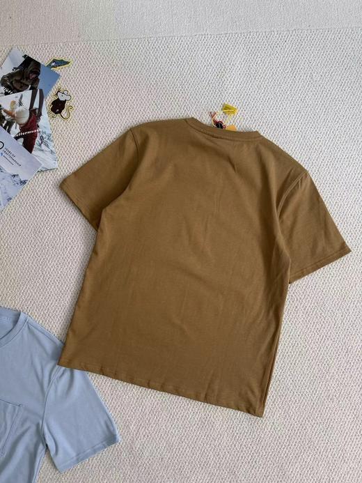 F040535宽松落肩剪裁软糯亲肤透气男女同款短袖T恤 商品图10