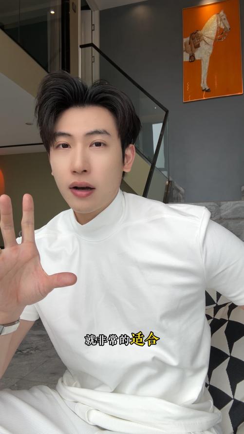 21039SDSA男装2026新款高贵轻奢韩系纯色半高领短袖T恤简约百搭上衣潮 商品图0