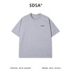 SDSA男装2026新款轻奢美式潮牌双面撞色印花字母圆领短袖T恤百搭 商品缩略图0