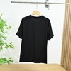 F040531夏季新品宽松版型纯棉插肩短袖男女情侣同款T恤 商品缩略图5