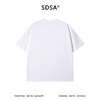 SDSA男装2026新款高贵轻奢美式胸前小字母印花圆领短袖T恤百搭潮 商品缩略图1