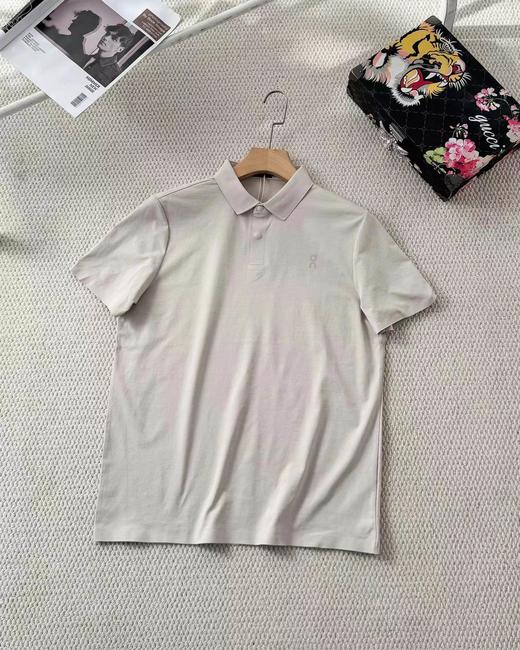 F040522春夏季新款无痕压胶简易休闲百搭短袖Polo衫 商品图8