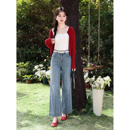 鹿向南【0407/00:00新品】蓝色牛仔裤 商品图1