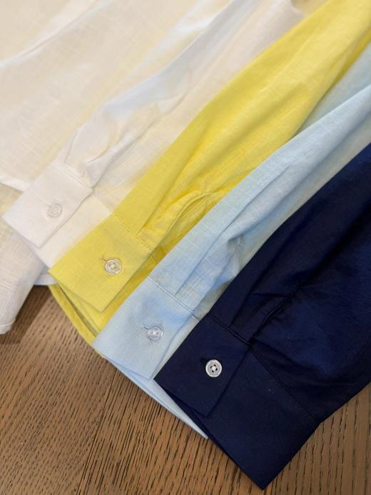 F040508复古松弛感刺绣衬衫宽松显瘦休闲百搭开衫上衣 商品图4