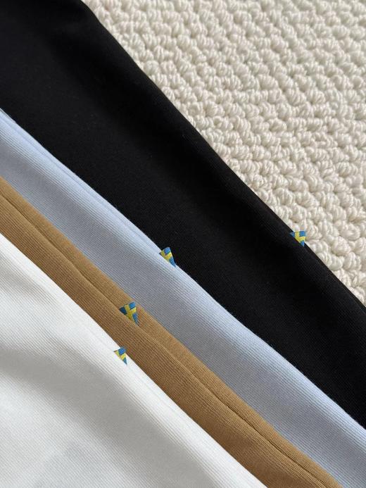 F040535宽松落肩剪裁软糯亲肤透气男女同款短袖T恤 商品图2