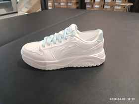 XXM 李宁元宝2减震回弹轻量板鞋透气女鞋2025春季柔软休闲鞋 AGCV180