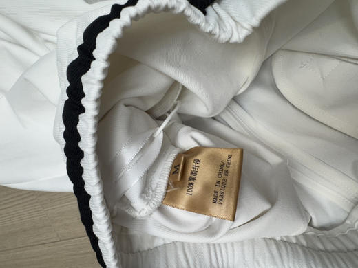 新款美式轻薄透气弯刀阔腿垂感松紧腰休闲裤 商品图11