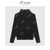04-2潘依绣丁丁宠粉 100绵羊毛设计感斜半拉链立领长袖针织上衣ZZ1038 商品缩略图2