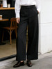 原单新款天丝羊毛混纺九分阔腿直筒裤 商品缩略图1