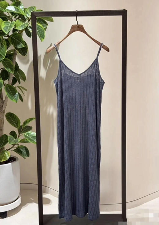 46-4 绝杀亏清 小禾女士丝麻针织吊带裙 商品图3