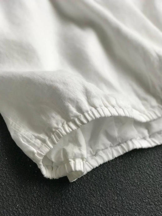 JI简轻奢进口亚麻半拉链立领宽松轻薄卫衣款外套 商品图10