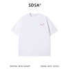SDSA男装2026新款小字母签名印花短袖T恤简约宽松圆领休闲上衣 商品缩略图0