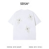 SDSA男装2026新款轻奢潮牌十字架刺绣字母设计圆领短袖T恤百搭 商品缩略图1