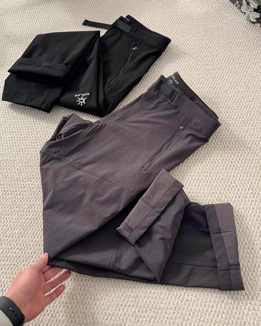 F040523春季新款3D绣花立挺防泼水速干休闲直筒长裤 商品图3