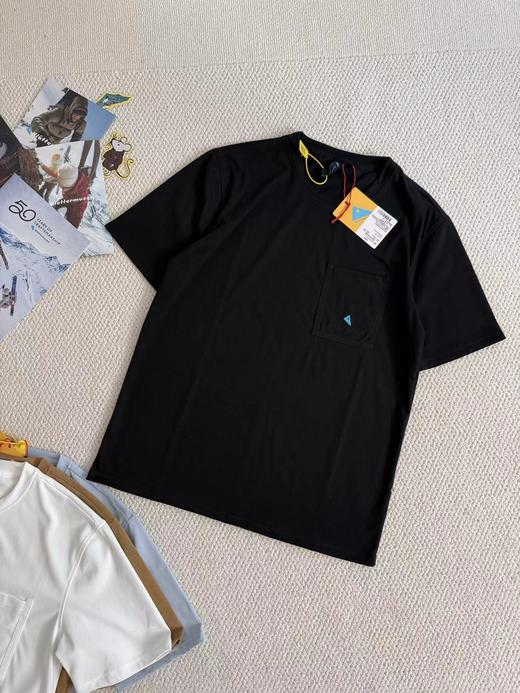 F040535宽松落肩剪裁软糯亲肤透气男女同款短袖T恤 商品图5