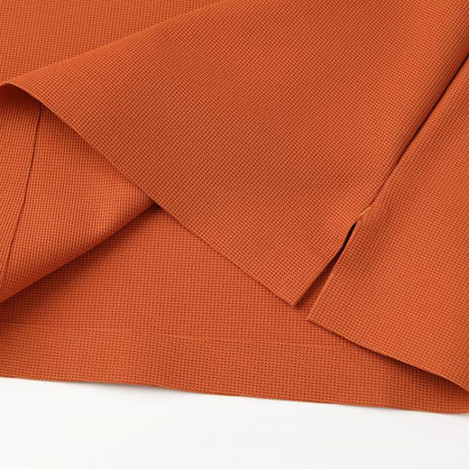 190G新华夫格无缝科技纯色二级贴胶布领短袖（四合扣）  ZT-998# 商品图6