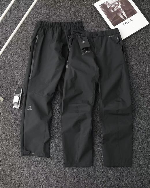 F040524春季新款运动户外登山轻量防风防水硬壳压胶冲锋裤 商品图0