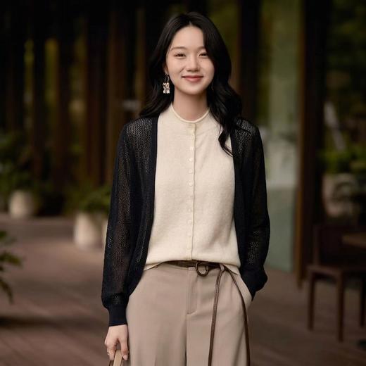 【夏日防晒篇】100天丝显瘦镂空重工艺多功能披肩女TS240065 商品图2