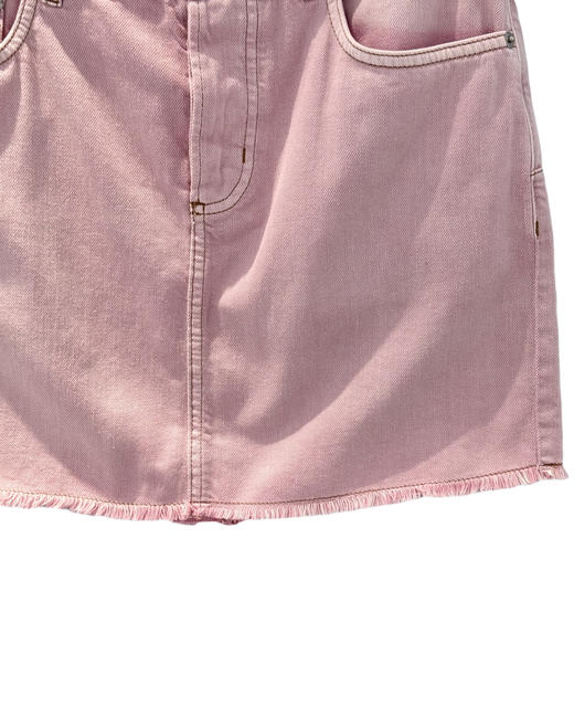 女款做旧牛仔短裙 迪丽热巴同款fe010 商品图2