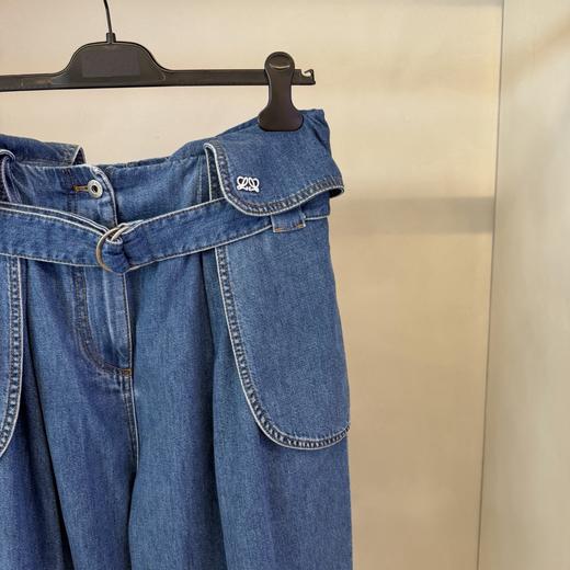 女款腰带牛仔裤长裤la014 商品图2