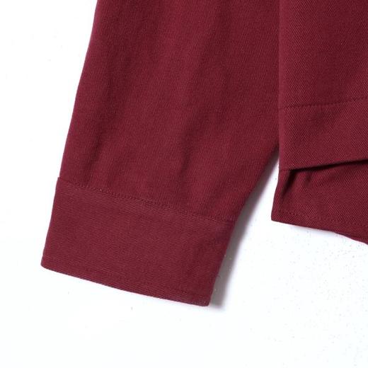 SDSA男装2026新款高贵轻奢简约纯色下摆拼接纽扣连帽长袖衬衫百搭 商品图3