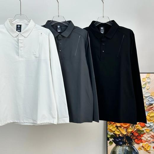 F040521春季新品透气速干都市通勤男士翻领长袖POLO衫 商品图4