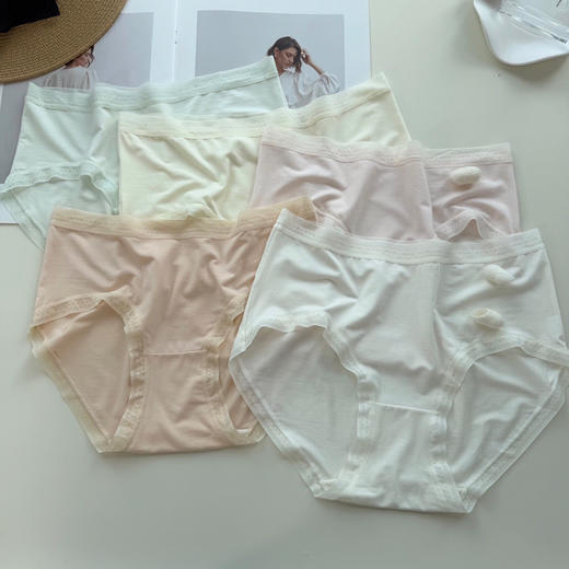 SUNJ3883薄荷绿意桑蚕丝内裤 商品图2