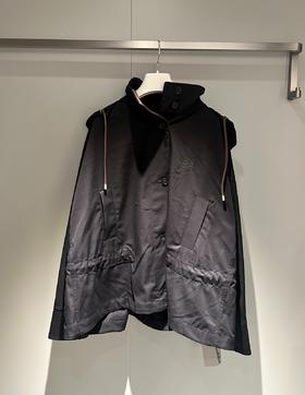 女款logo刺绣外套he014