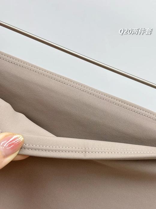 F040537双面云感塑型针织打底衫提臀收腹运动裤瑜伽裤套装 商品图9