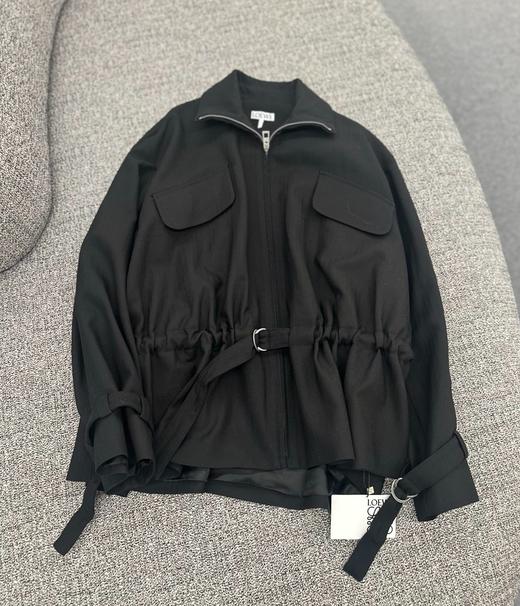 女款腰带拉链外套he014 商品图0