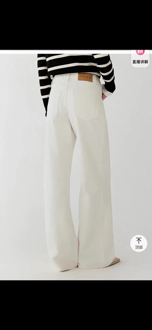 F040505春季新款休闲宽松日常通勤牛仔阔腿牛仔长裤 商品图10