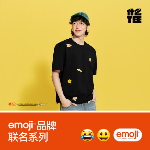 森马emoji™ 联名系列短袖T恤男夏季纯棉印花针织衫2026新款情侣 商品图4