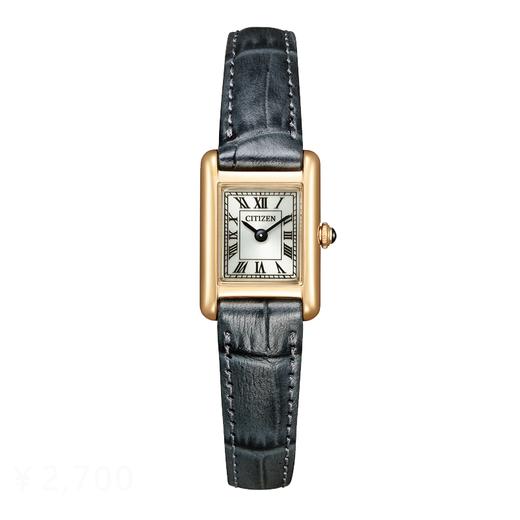 西铁城日本官方正品光动能简约时尚潮流小巧女表EG2799-18W 商品图1