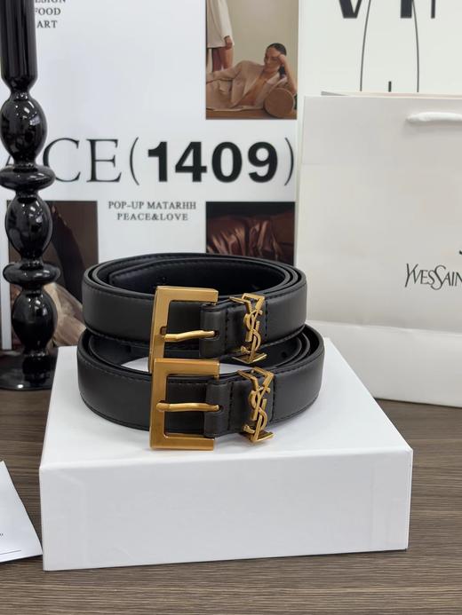 F040539小牛皮方扣女士腰带通勤百搭气质显瘦皮带 商品图2