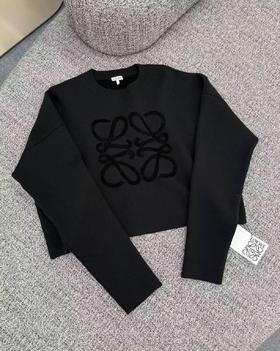 女款logo针织毛衣he014