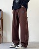 F040520春夏季新款柔软舒适情侣款户外休闲百搭拖地牛仔工装裤 商品缩略图5