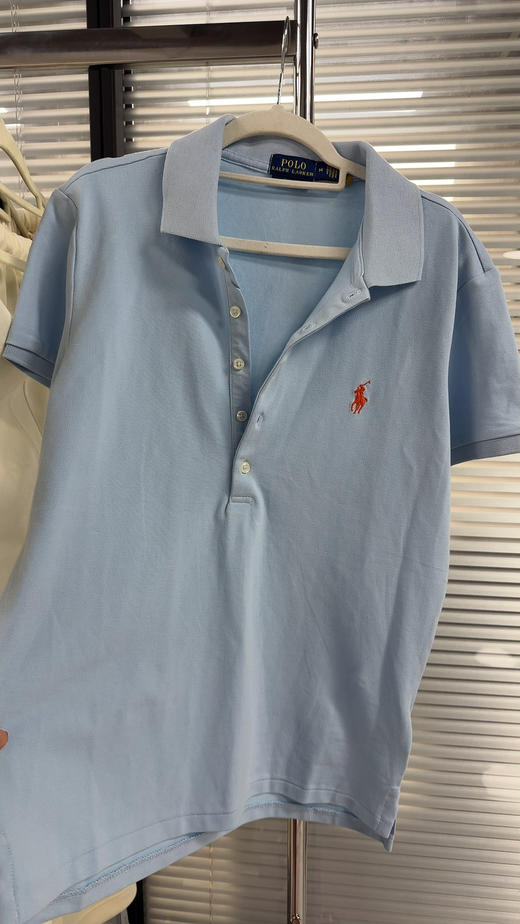 大杨会员福利# RL百年经典 五颗扣 修身 老钱 女士polo衫 建议正码拍 商品图1