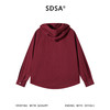 SDSA男装2026新款高贵轻奢简约纯色下摆拼接纽扣连帽长袖衬衫百搭 商品缩略图1