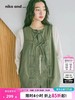 F040502春夏新款复古系带毛边牛仔无袖马甲新中式通勤外搭上衣 商品缩略图9