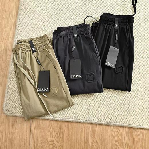 F040532春夏季简约百搭收脚裤型速干性能男士弹力休闲长裤 商品图2