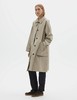 MHL 26SS 砂灰色/象褐色防泼水斜纹棉MAC工装长外套 商品缩略图2