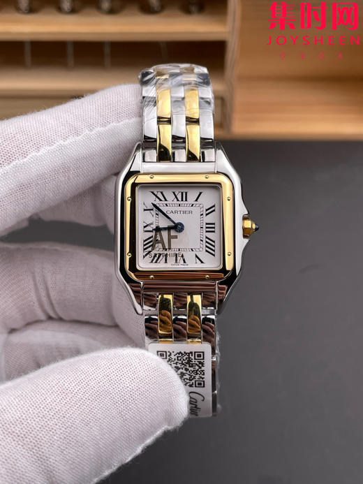 与豹同行 一跃入心 AF卡地亚猎豹系列 中号表盘尺寸：27×37mm 女士腕表 商品图0