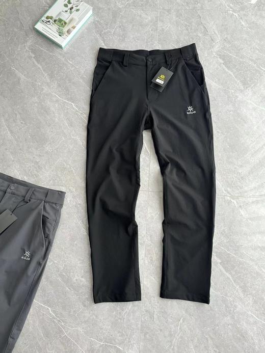 F040533男士户外日常通勤速干透气四面弹力直筒剪裁休闲裤 商品图3