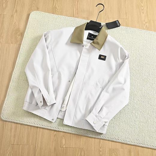 F040530春季新款男士休闲通勤铆钉口袋金属袖口按扣翻领夹克 商品图7