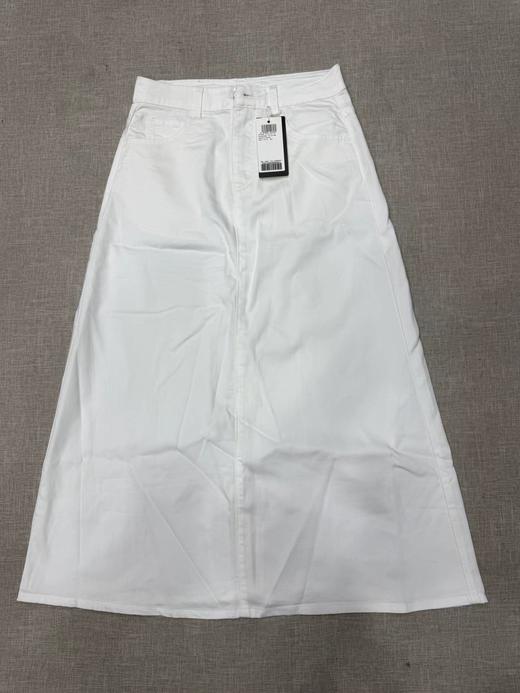 F040504春夏新款牛仔中裙半身裙复古休闲修身显瘦裙子 商品图0