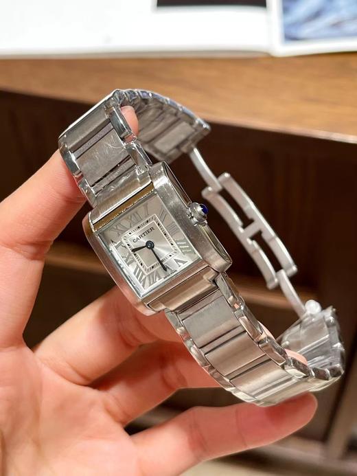 F040512方形复古设计日常通勤百搭简约大气精钢表链腕表 商品图4